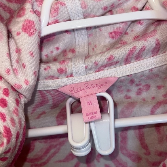 Lilly Pulitzer Pink and White Floral Swim Coverup - Picture 7 of 14